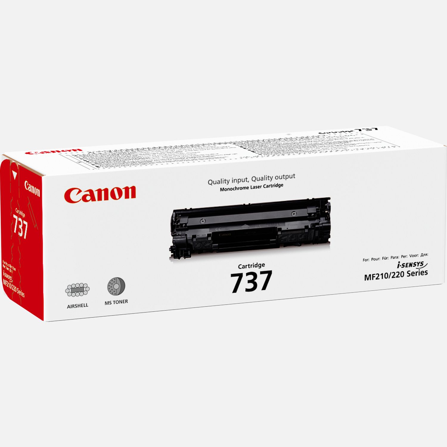 CANON CRG-737 Toner schwarz Standardkapazität 2.100 Seiten
