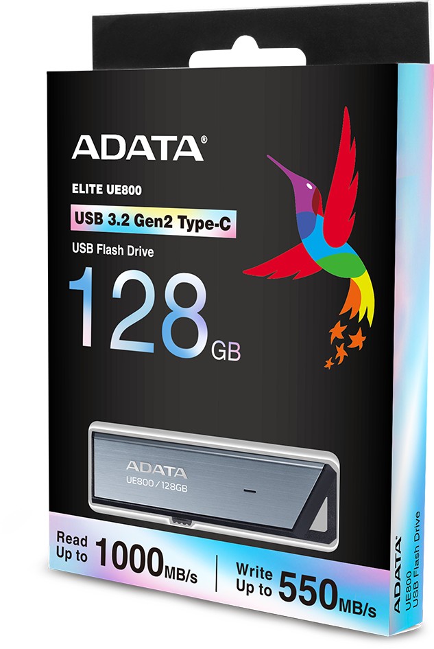 ADATA UE800 - USB-Flash-Laufwerk - 128 GB - USB-C 3.2 Gen 2