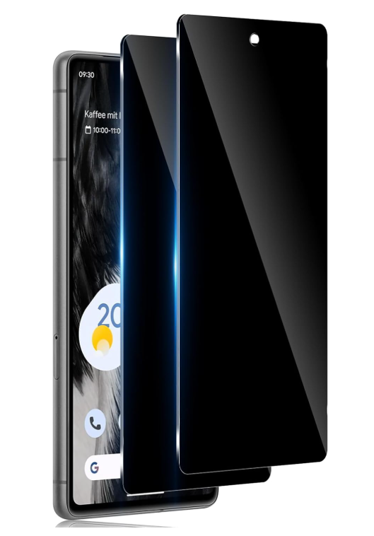TuFun Schutzfolie für Google Pixel 7, Sichtschutz, Displayschutz, 9H Härte, 2 Stück