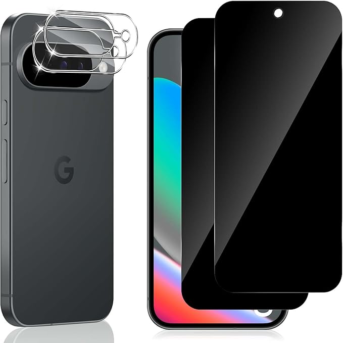Locofun Sichtschutz Panzerglas für Google Pixel 10 - 9H Härte (2 Stück)