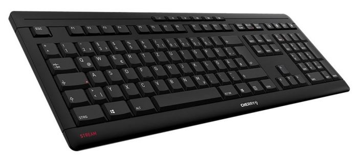 CHERRY STREAM corded Keyboard USB black (DE)