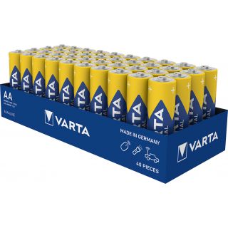 VARTA Industrial Batterie AA Mignon Alkaline Batterien LR6 (40 Stk)