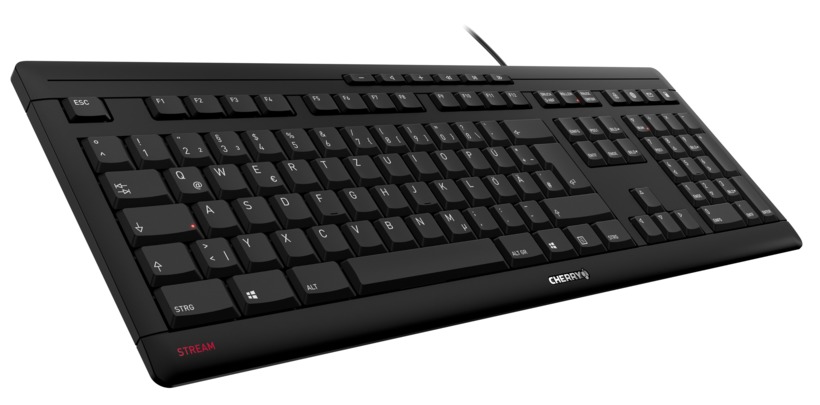 CHERRY STREAM 3.0 corded Keyboard USB black (CH)