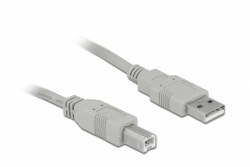 DELOCK USB Druckerkabel 1.8 m grau