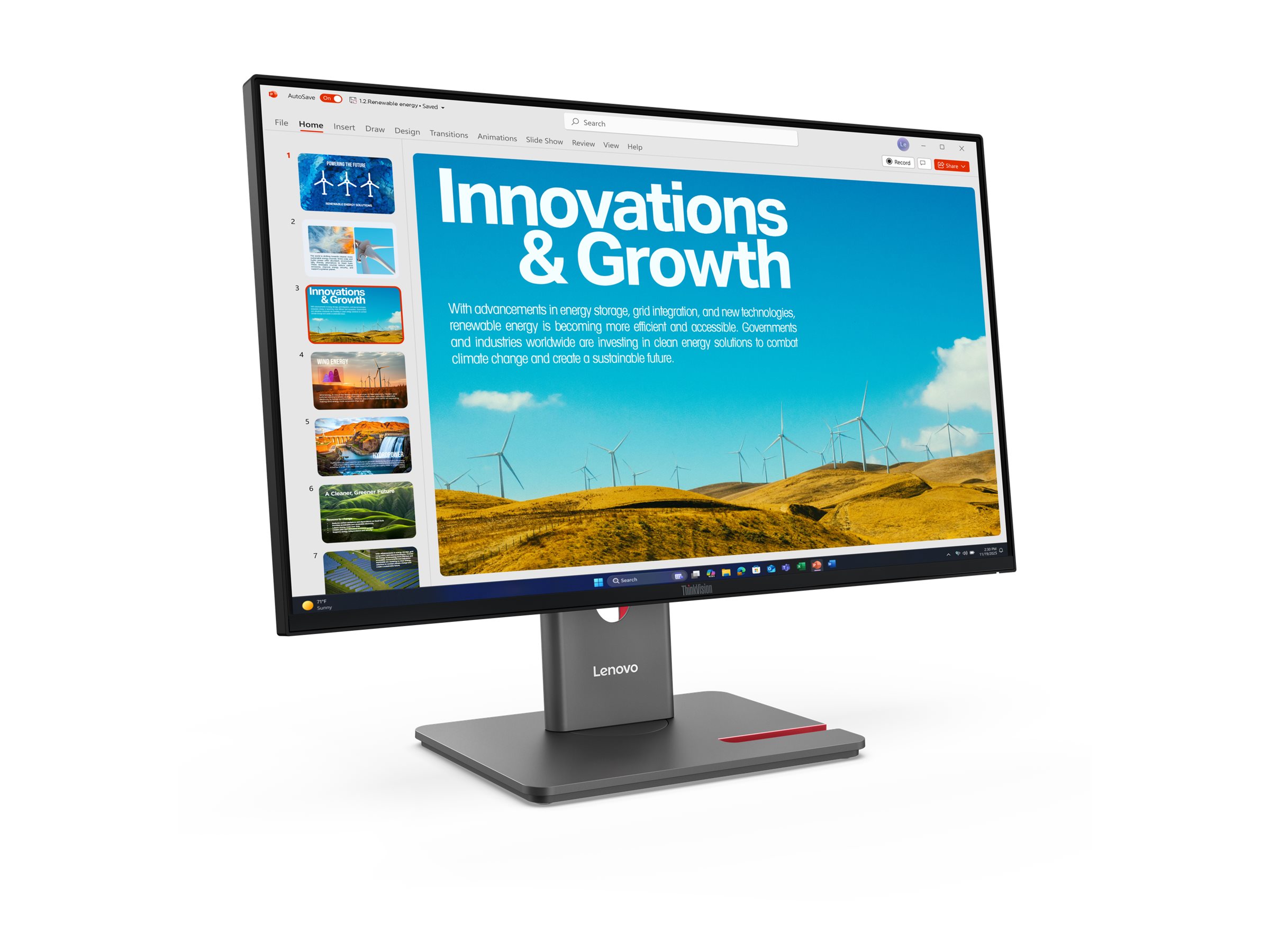 Lenovo ThinkVision P24QD-40 - LED-Monitor - 60.5 cm (23.8") schwarz - inkl. Inventarisierung